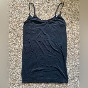 MEDIUM fitted black reversible camisole